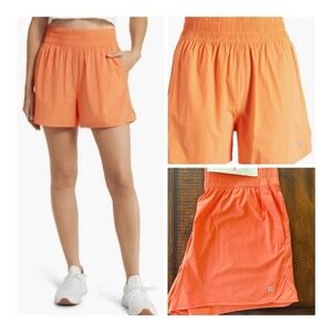 Sweaty Betty Relay Shell Orange Athletic Shorts